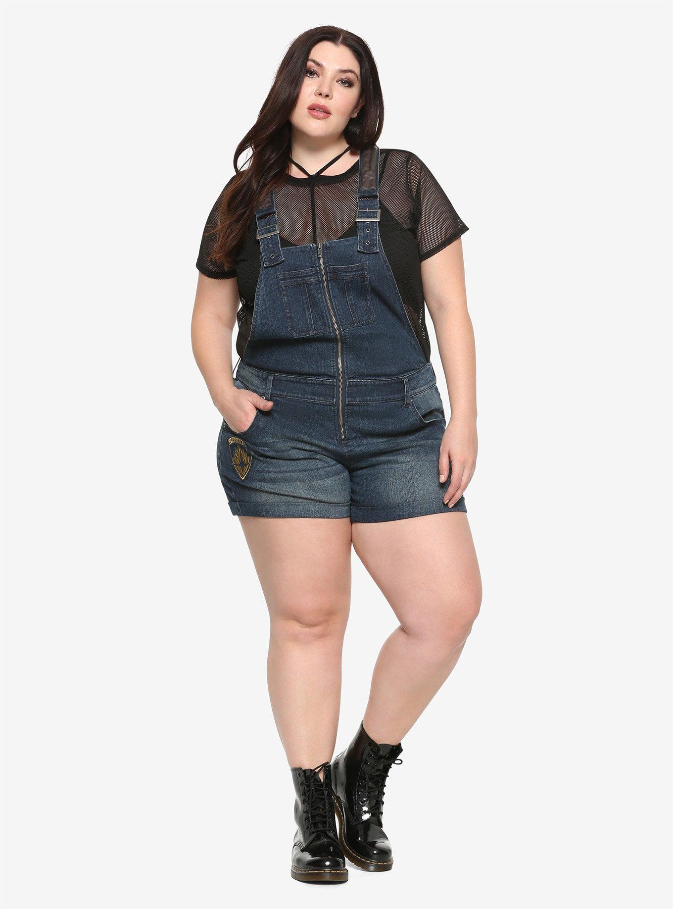 Marvel Avengers Rocket Raccoon Shortalls Plus Size, , alternate