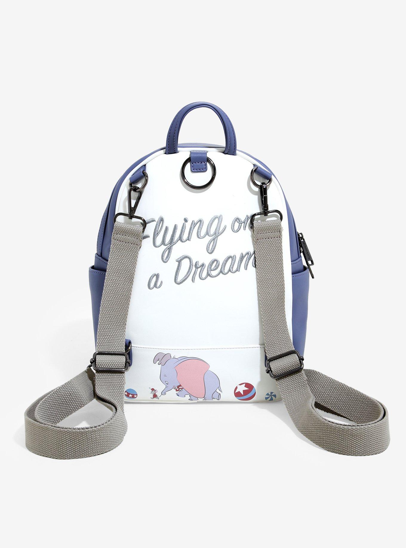 Loungefly Disney Dumbo Flying On a Dream Mini Backpack, , alternate
