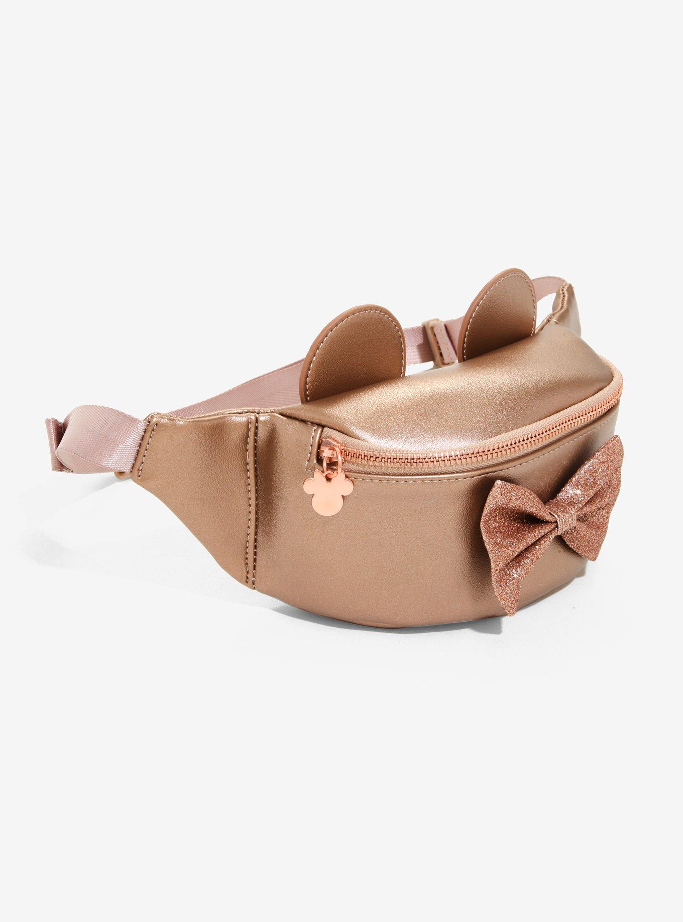 Loungefly Disney Minnie Mouse Rose Gold Fanny Pack - BoxLunch Exclusive, , alternate