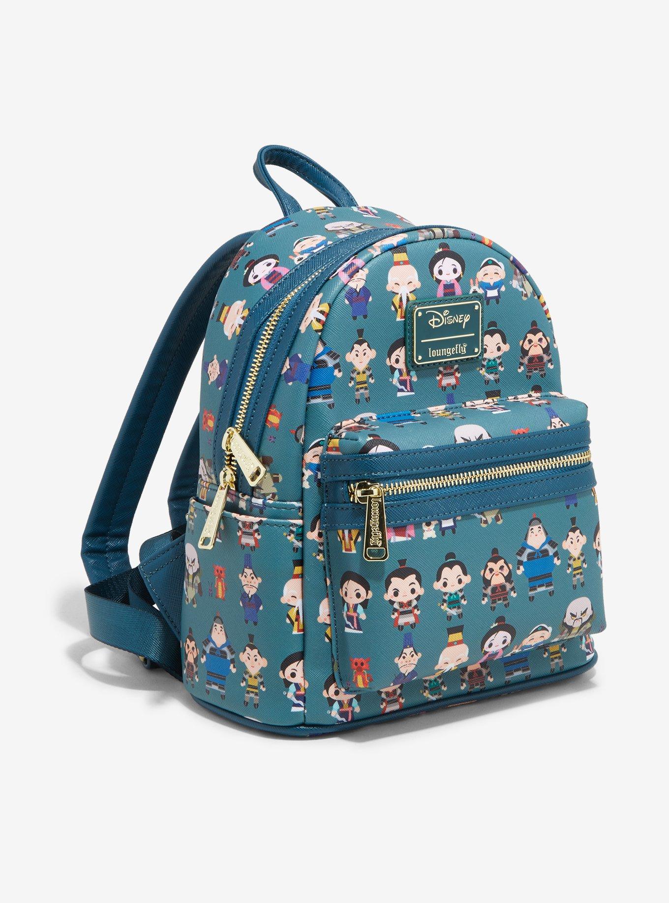 Loungefly Disney Mulan Chibi Characters Mini Backpack - BoxLunch Exclusive, , alternate