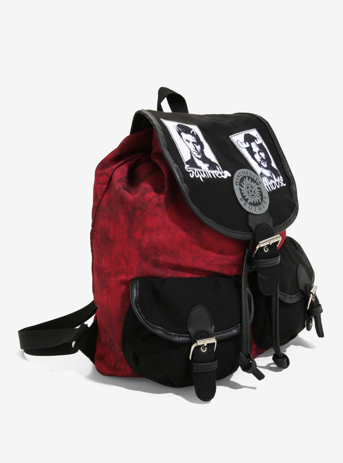 Supernatural Squirrel & Moose Slouch Backpack, , alternate
