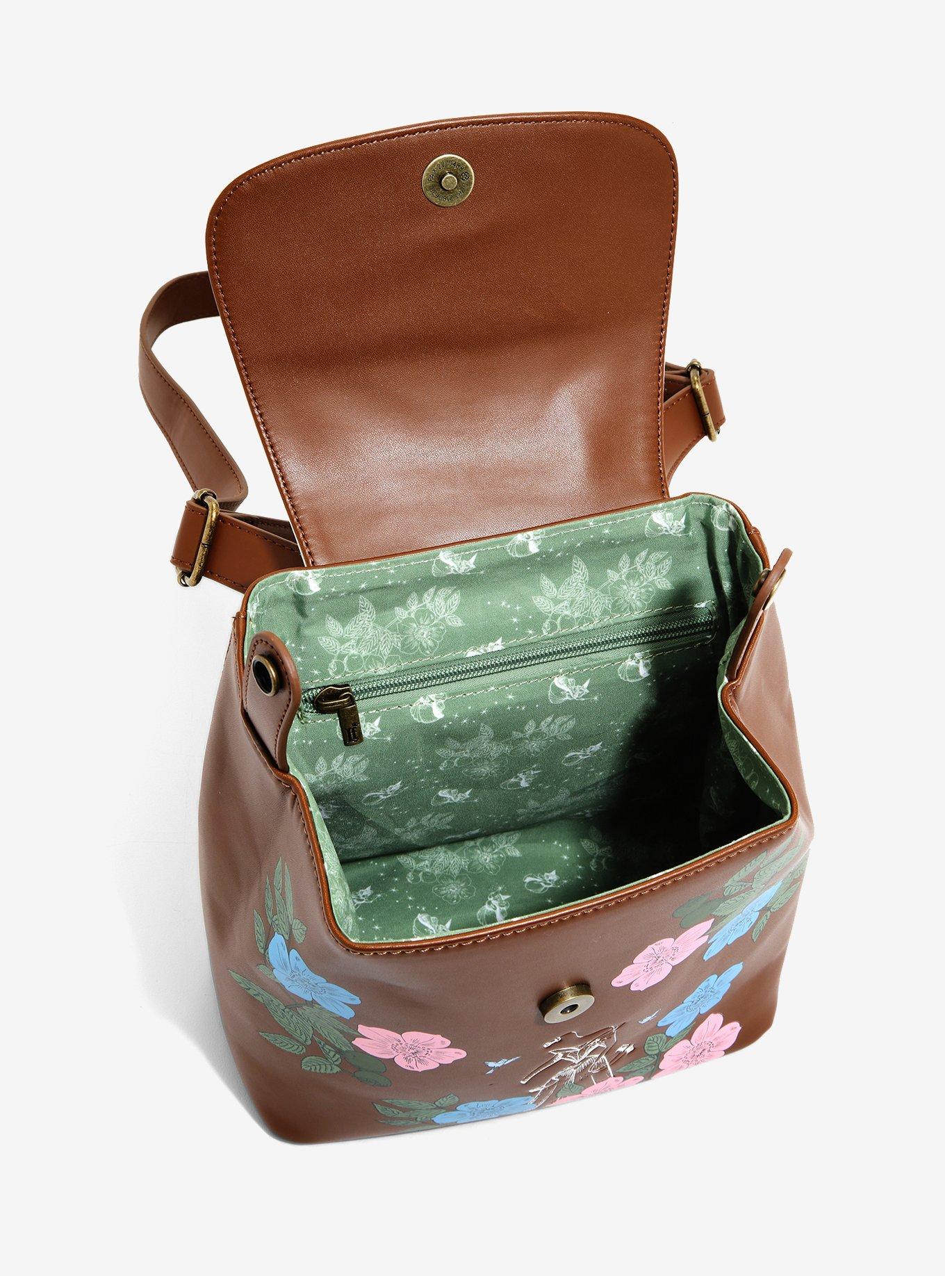 Loungefly, Bags, Loungefly Aurora Sleeping Beauty Briar Rose Pink Sketch  Disney Mini Backpack Nwt