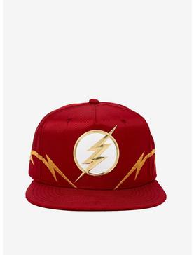 DC The Flash Logo Snapback Hat, , hi-res