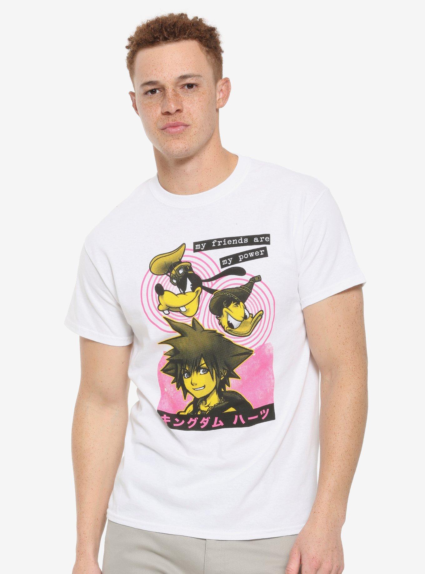 Disney Kingdom Hearts Friends Are My Power T-Shirt, MULTI, alternate