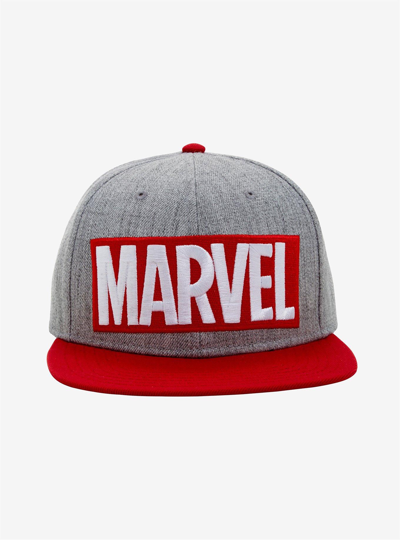 Marvel Logo Snapback Hat, , alternate