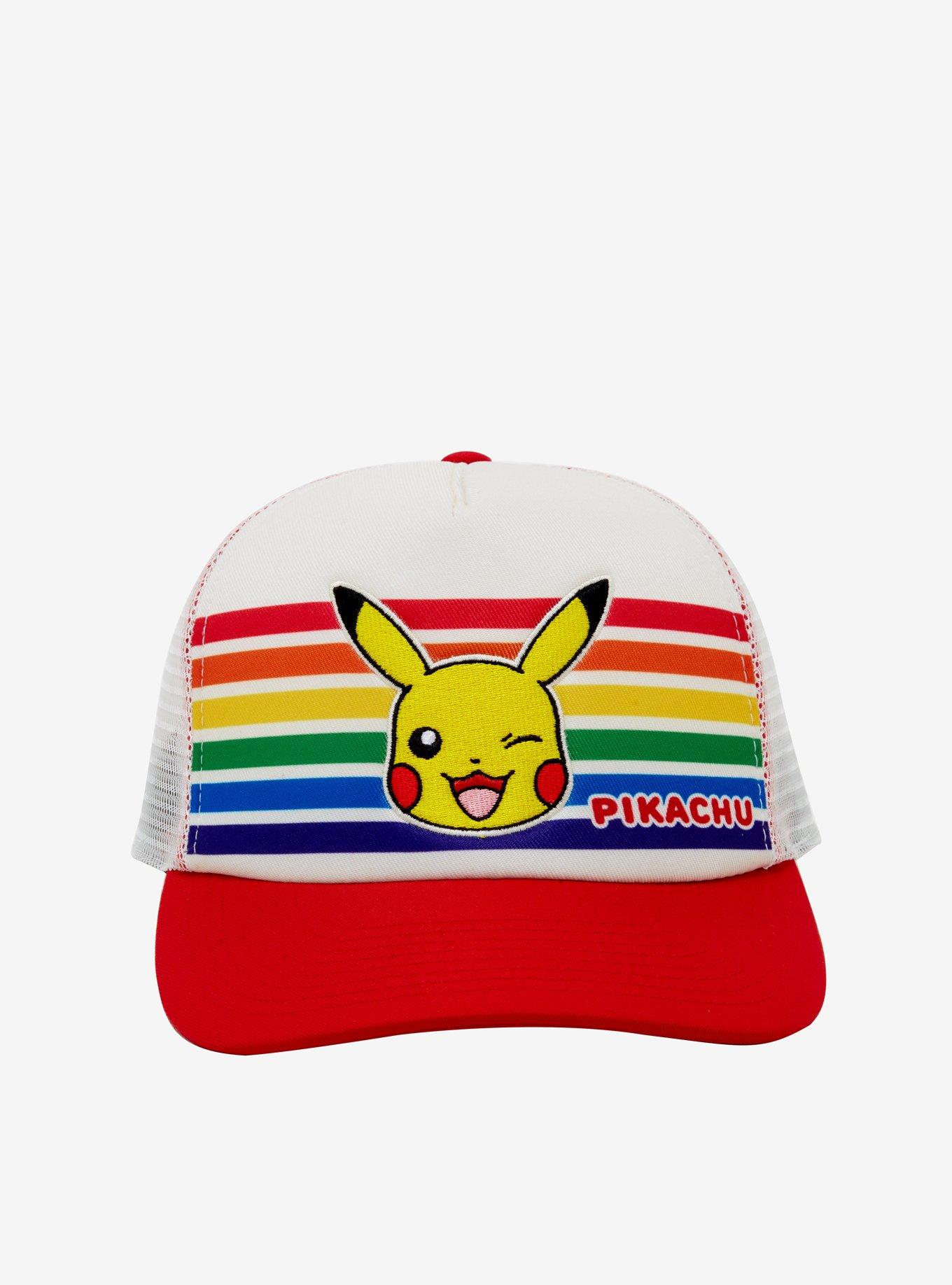 Pokemon Pikachu Rainbow Trucker Hat, , alternate