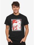 Fullmetal Alchemist Elric Brothers Checkerboard T-Shirt, RED, alternate