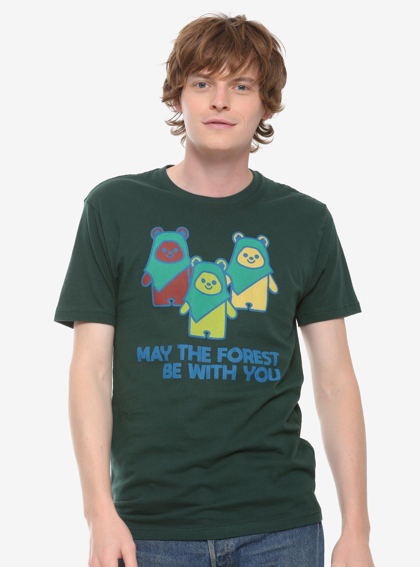 Star Wars Ewok May the Forest Be With You T-Shirt - BoxLunch Exclusive, , alternate