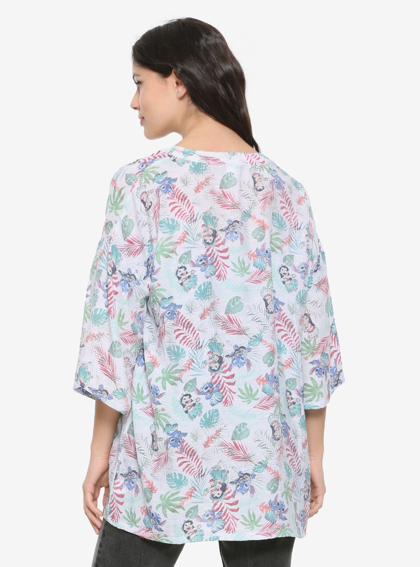 Disney Lilo & Stitch Botanical Kimono - BoxLunch Exclusive, , alternate