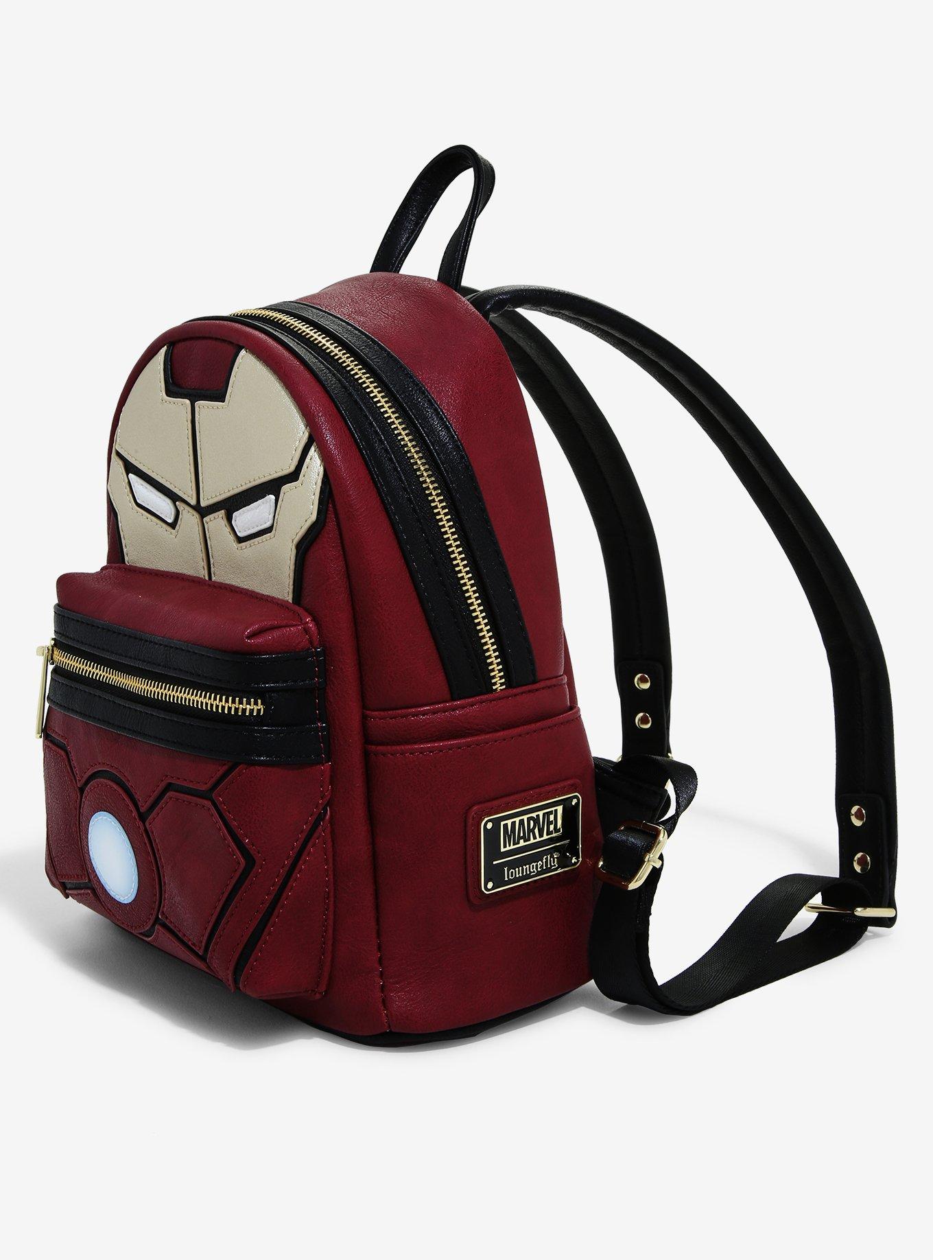 Loungefly Marvel Iron Man Light-Up Arc Reactor Mini Backpack - BoxLunch Exclusive, , alternate