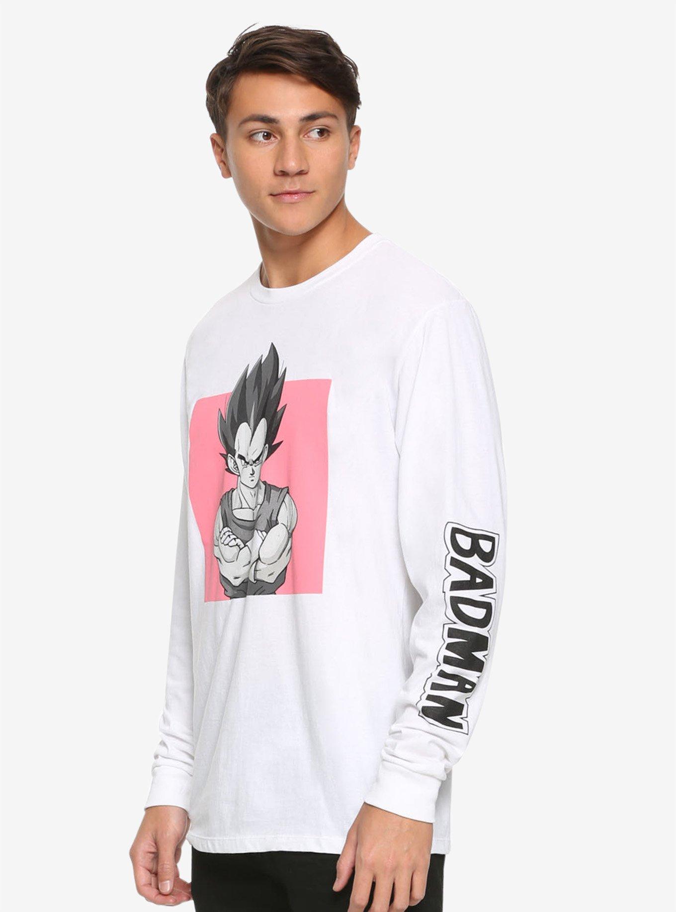 Dragon Ball Z Vegeta Badman Long-Sleeve T-Shirt Hot Topic Exclusive, , alternate