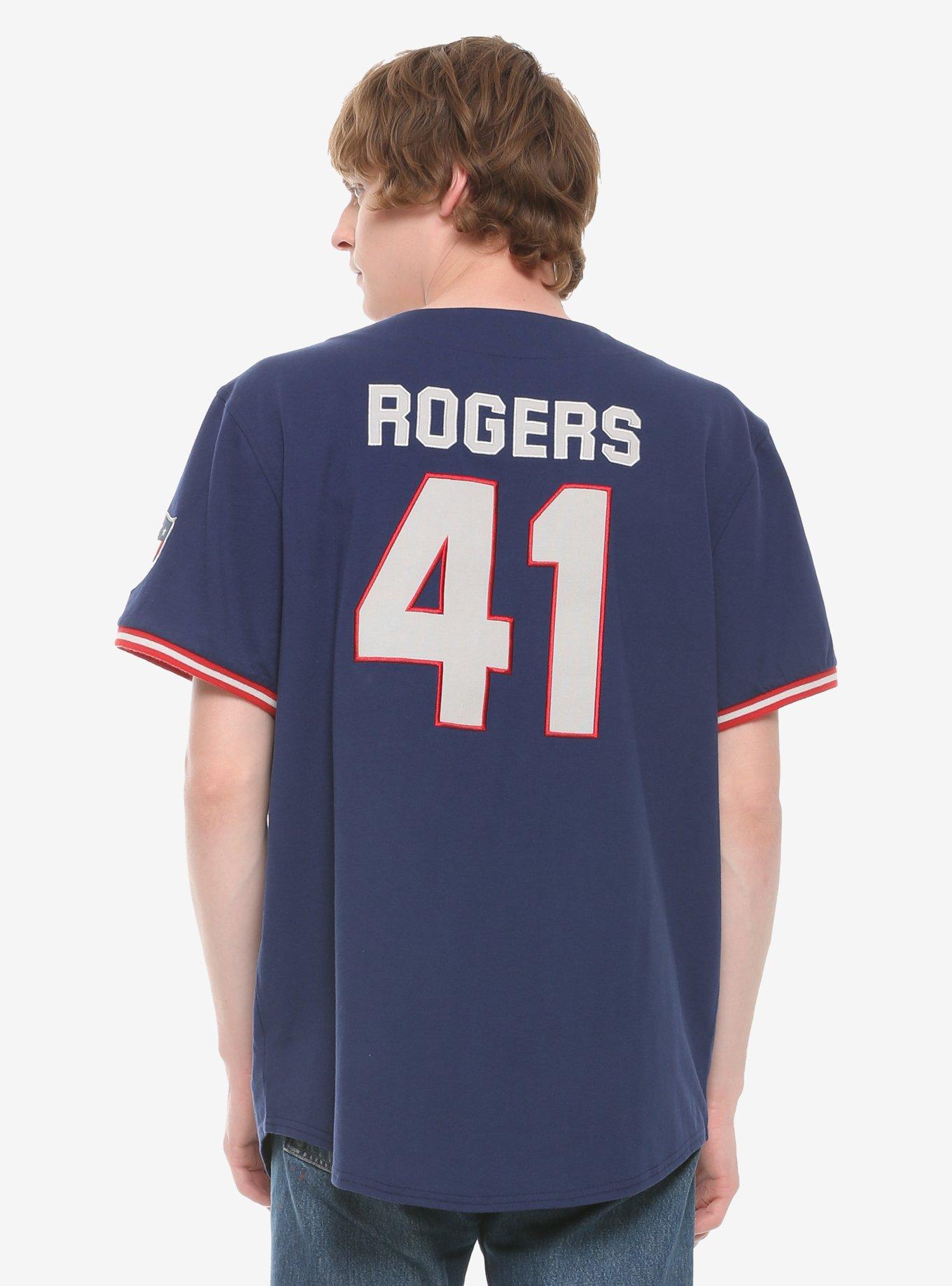 Marvel The Avengers Captain America Rogers Shield Jersey - BoxLunch Exclusive, , alternate