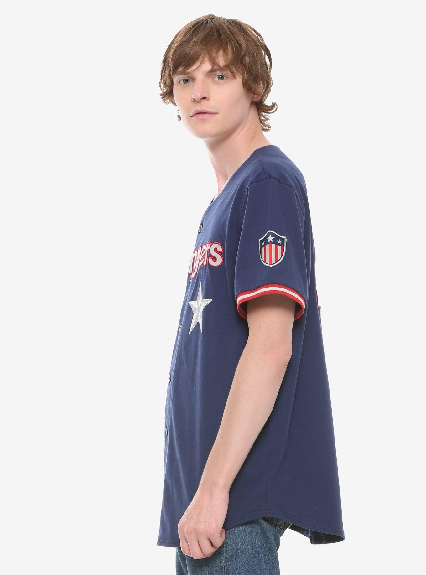 Marvel The Avengers Captain America Rogers Shield Jersey - BoxLunch Exclusive, , alternate