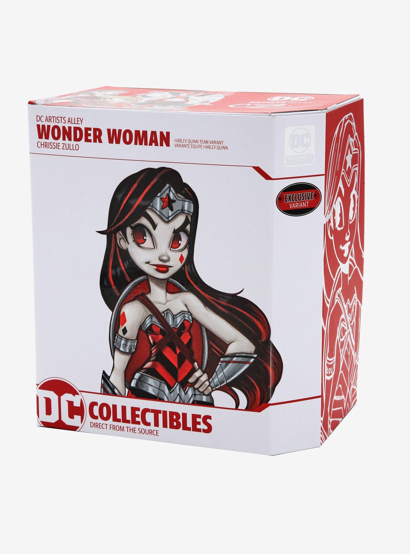 DC Artists Alley: Wonder Woman (Harley Quinn Team Variant) Designer Vinyl Figure, , alternate