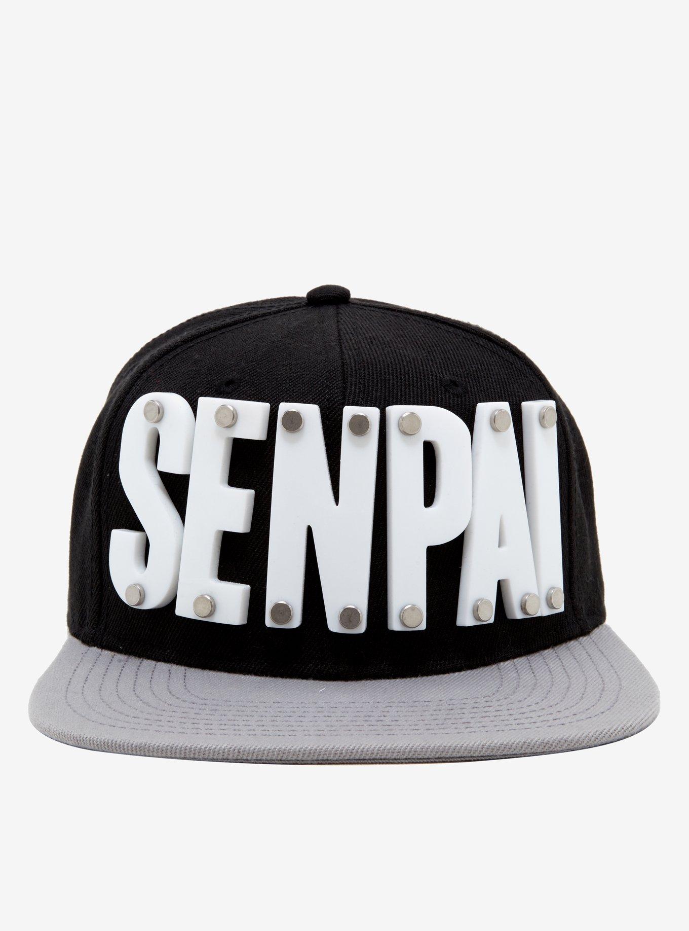 Senpai 3D Acrylic Snapback Hat, , alternate