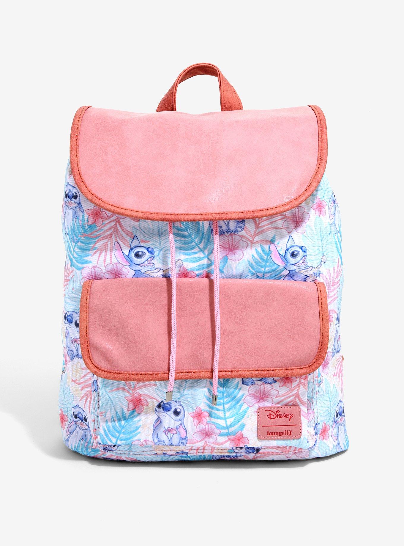 Loungefly Disney Lilo & Stitch Tropical Drawstring Backpack, , alternate