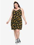 Sunflowers & Skulls Button-Front Dress Plus Size, , alternate