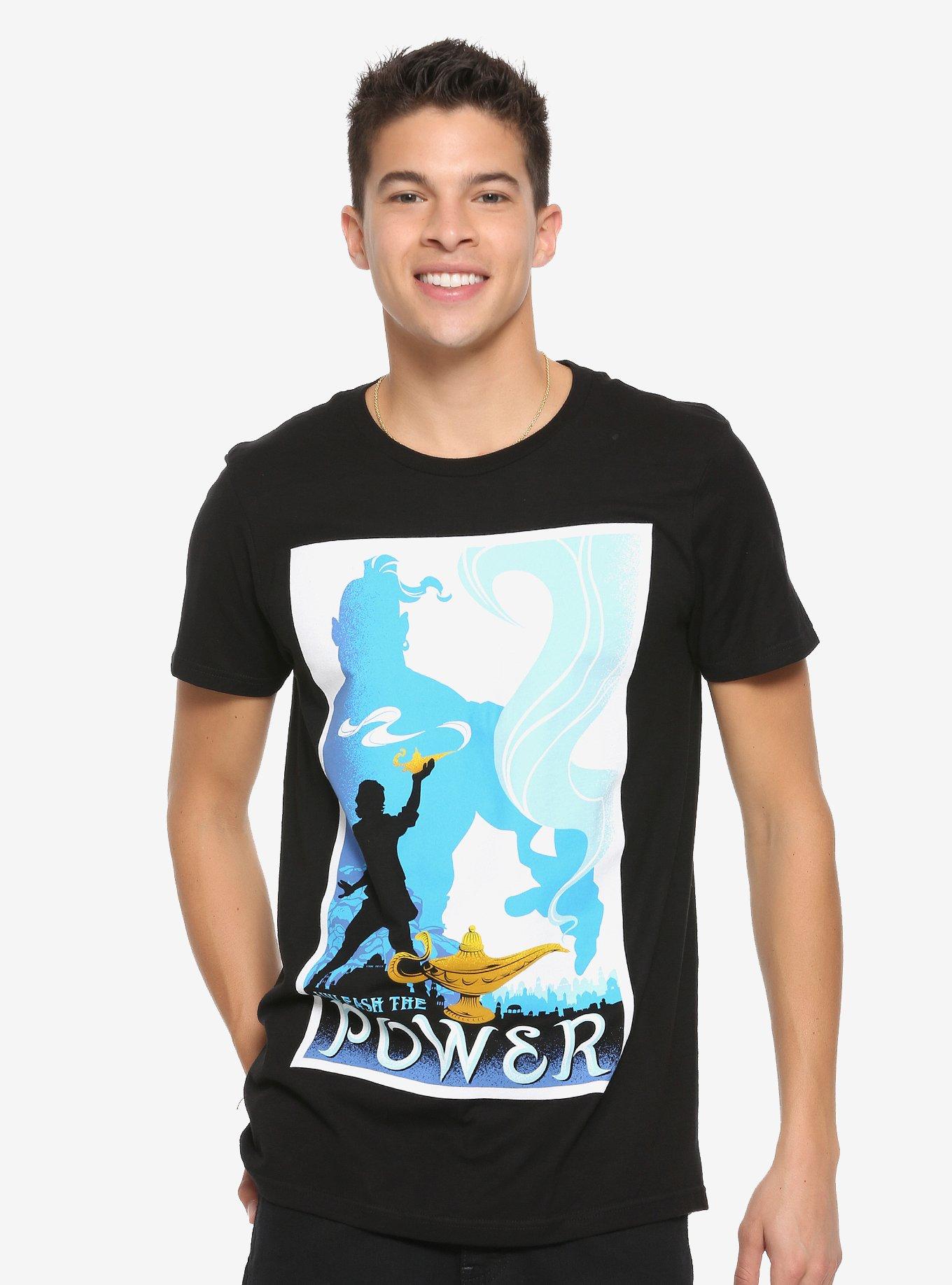 Disney Aladdin Genie Unleash The Power T-Shirt, , alternate