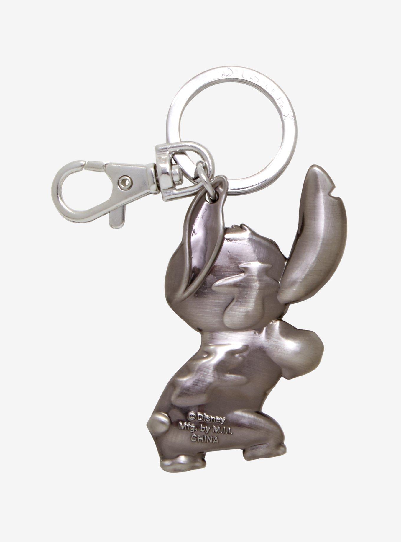 Disney Lilo & Stitch Pewter Stitch Key Chain, , alternate