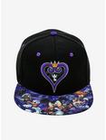 Disney Kingdom Hearts Sublimated Bill Snapback Hat, , alternate