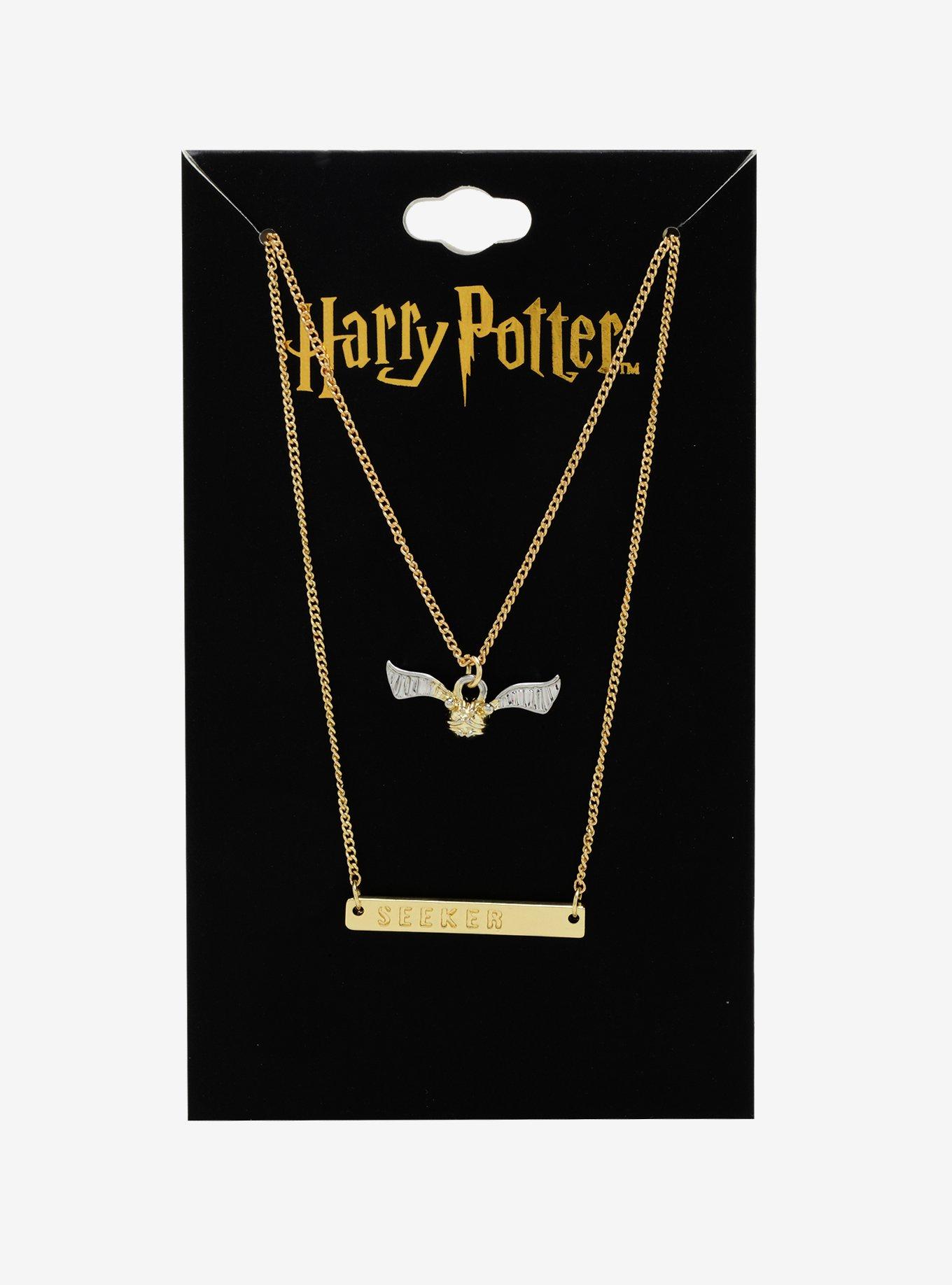 Harry Potter Seeker & Snitch Necklace, , alternate