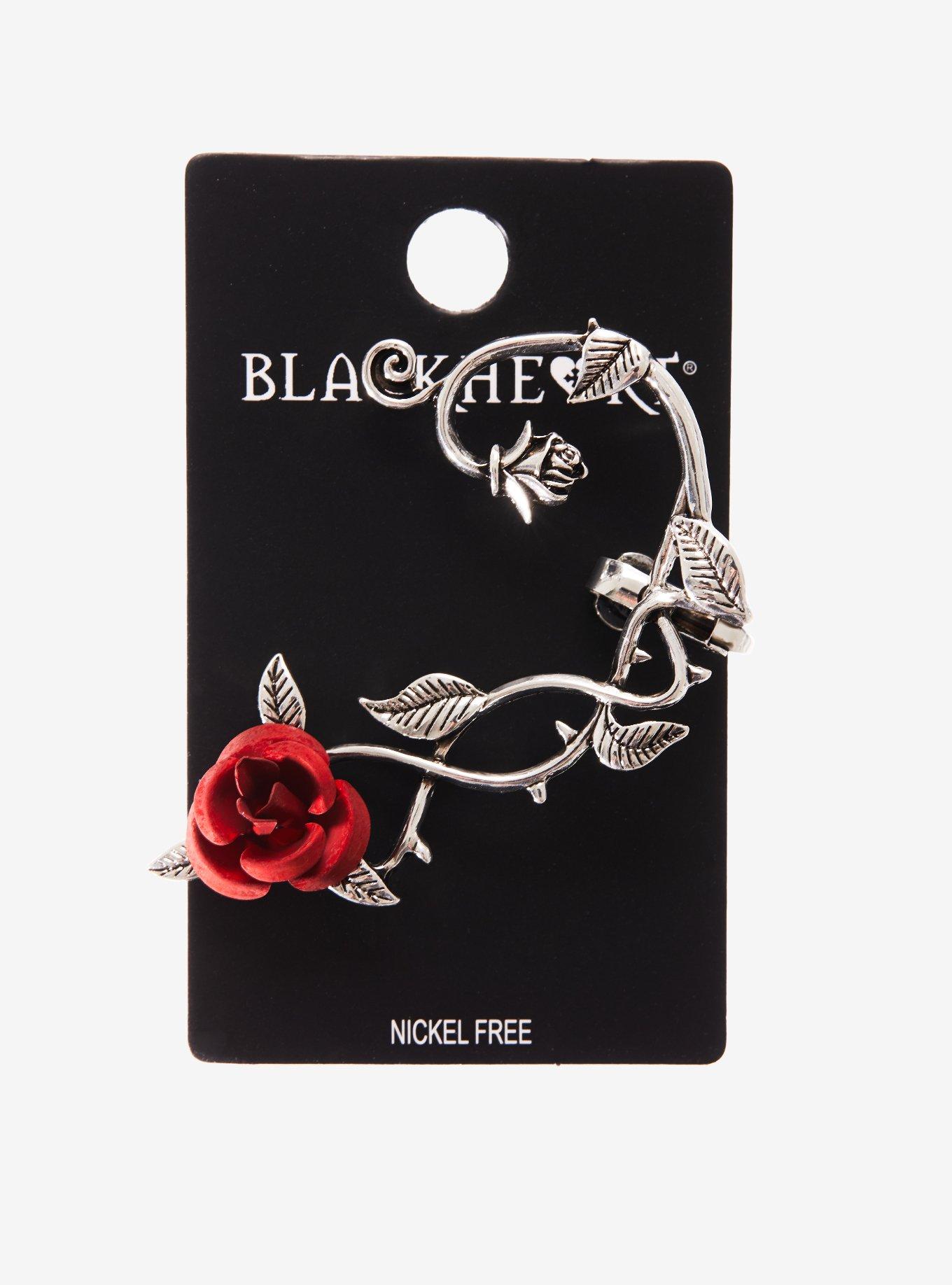 Rose Ear Cuff, , alternate