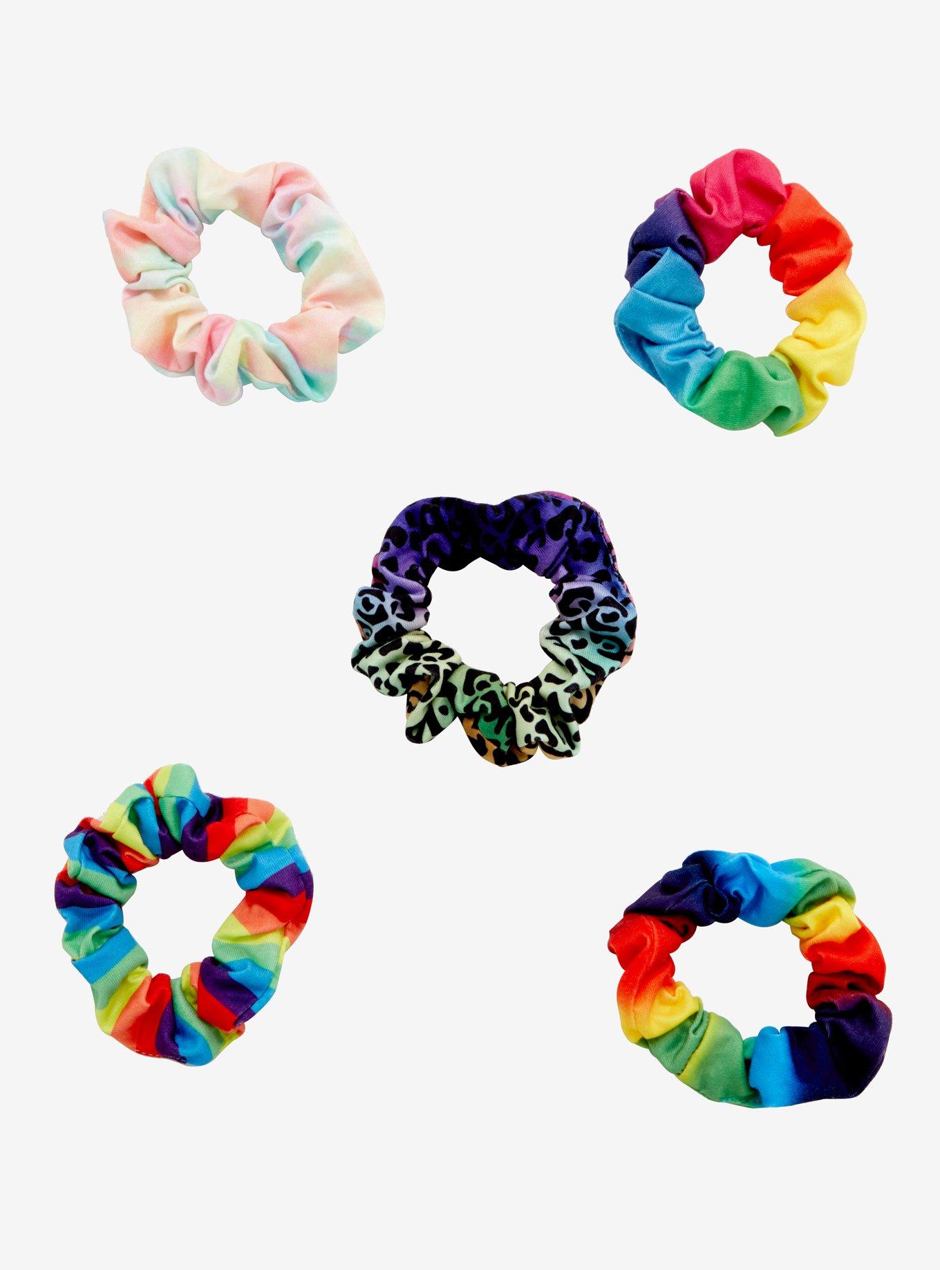 Rainbow Scrunchie Set, , alternate