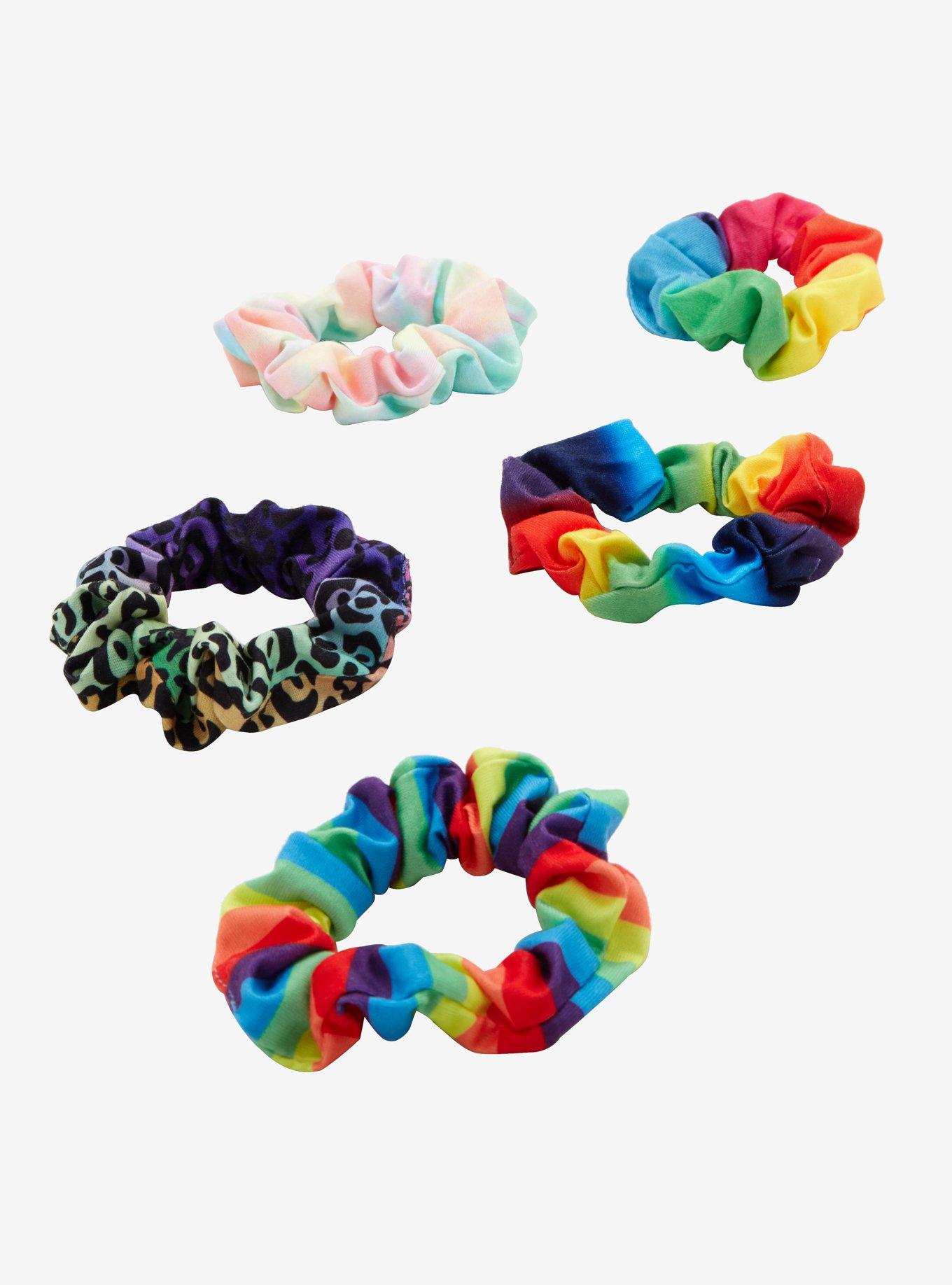 Rainbow Scrunchie Set, , alternate