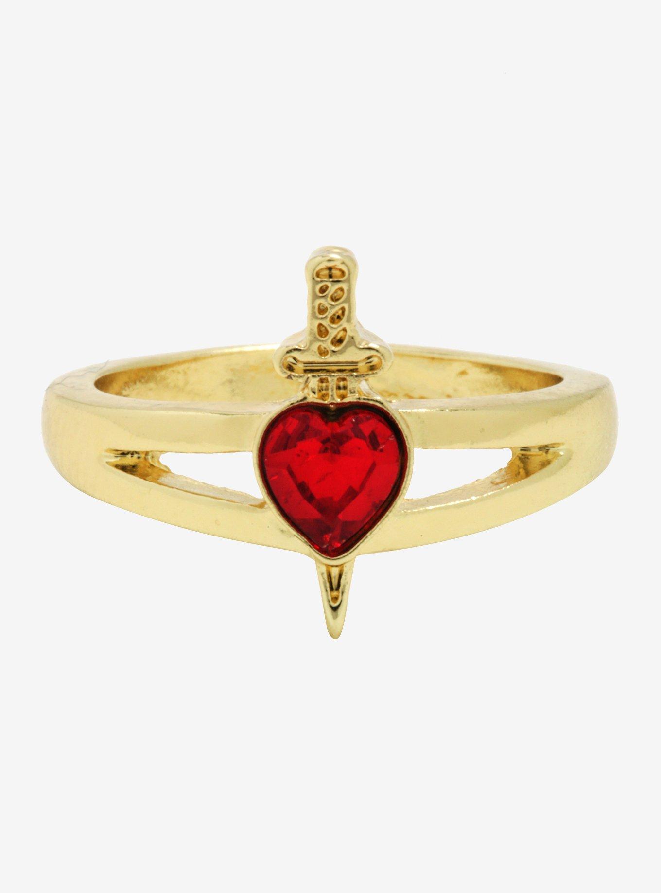 American Horror Story Heart Sword Ring, , alternate