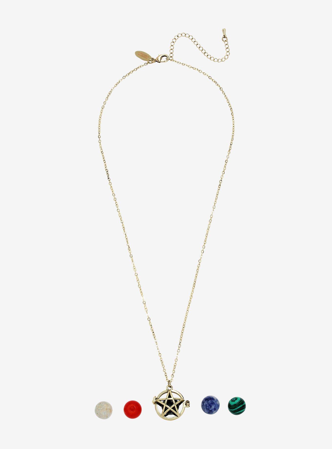 The Craft Pentagram Interchangeable Bead Necklace, , alternate