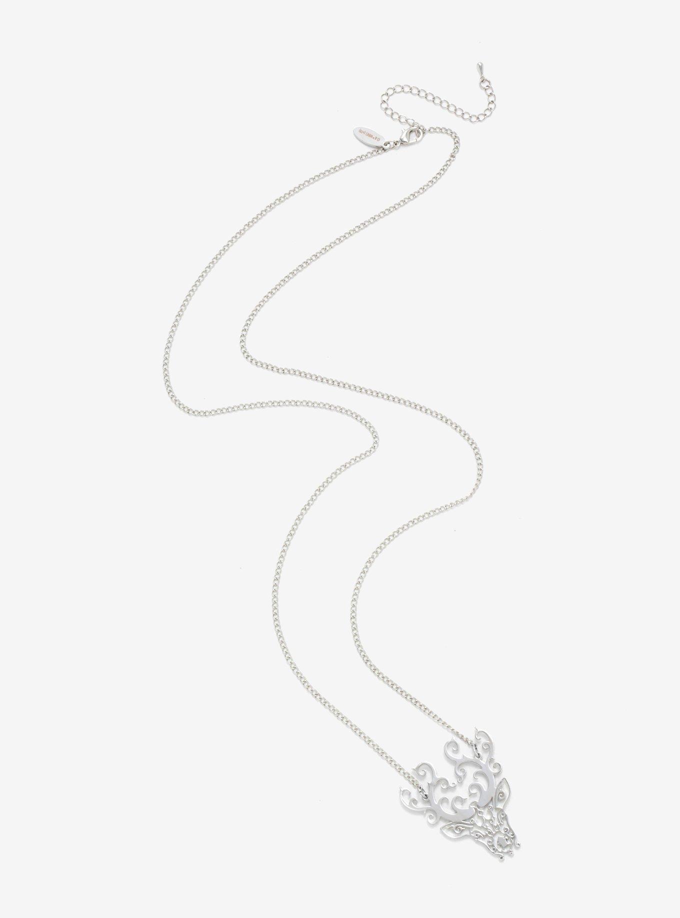 Harry Potter Stag Patronus Necklace - BoxLunch Exclusive, , alternate