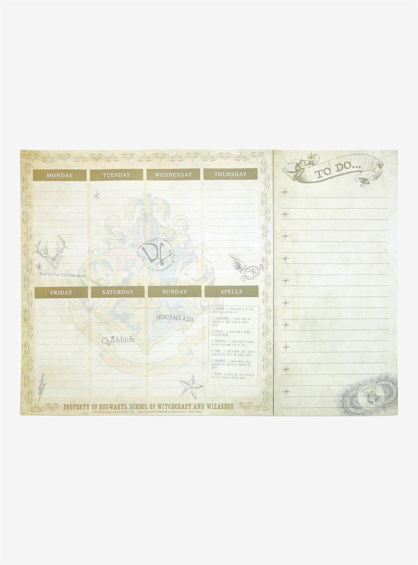 Harry Potter Property of Hogwarts Desk Planner, , alternate