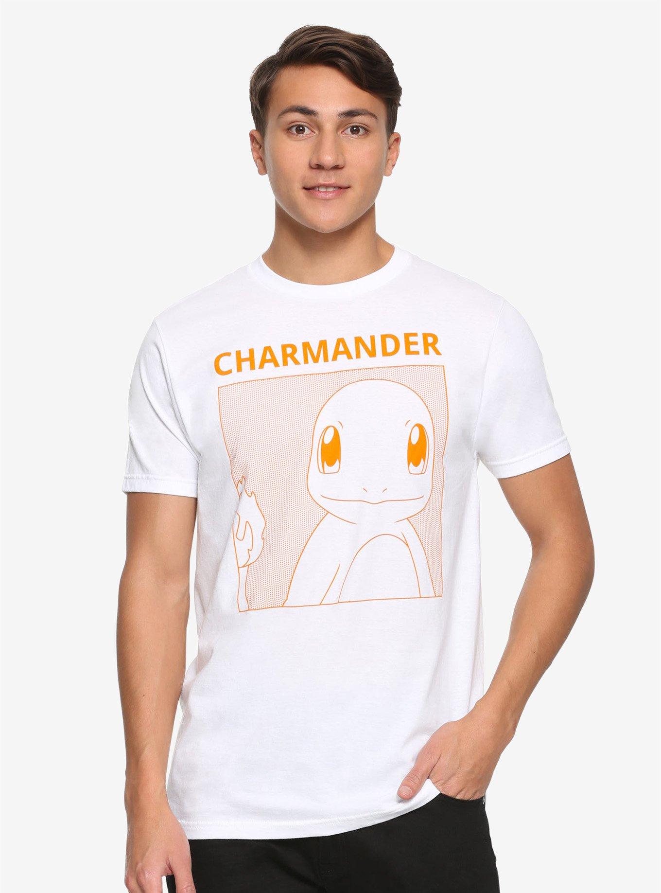Pokemon Charmander Pop Art Print T-Shirt, , alternate