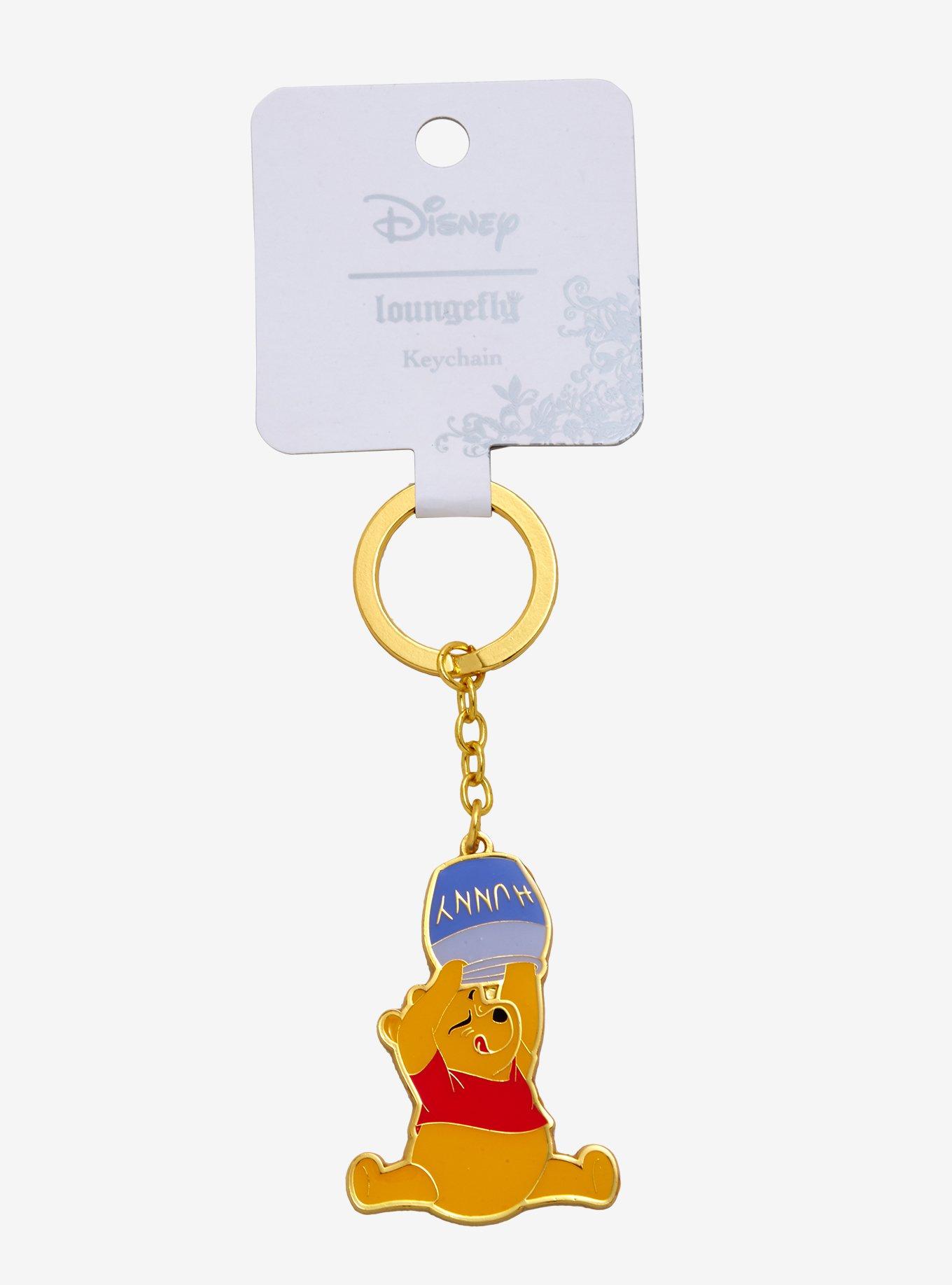 Loungefly Disney Winnie the Pooh Hunny Pot Enamel Key Chain - BoxLunch Exclusive, , alternate