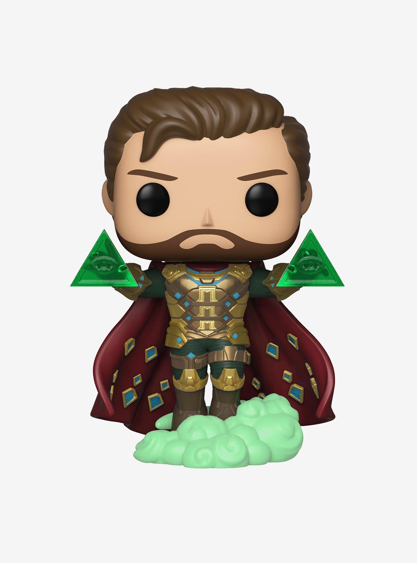 Funko Marvel Spider-Man: Far From Home Pop! Mysterio (W/Out Helmet) Vinyl Bobble-Head Hot Topic Exclusive, , alternate