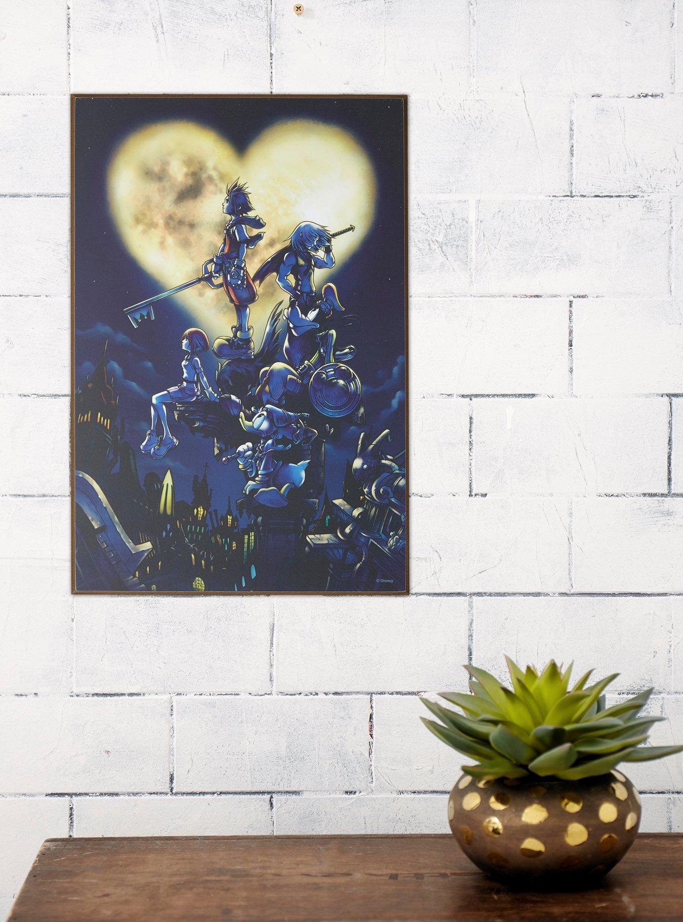 Kingdom Hearts Moon Pose Print Poster Wood Wall Art, , alternate
