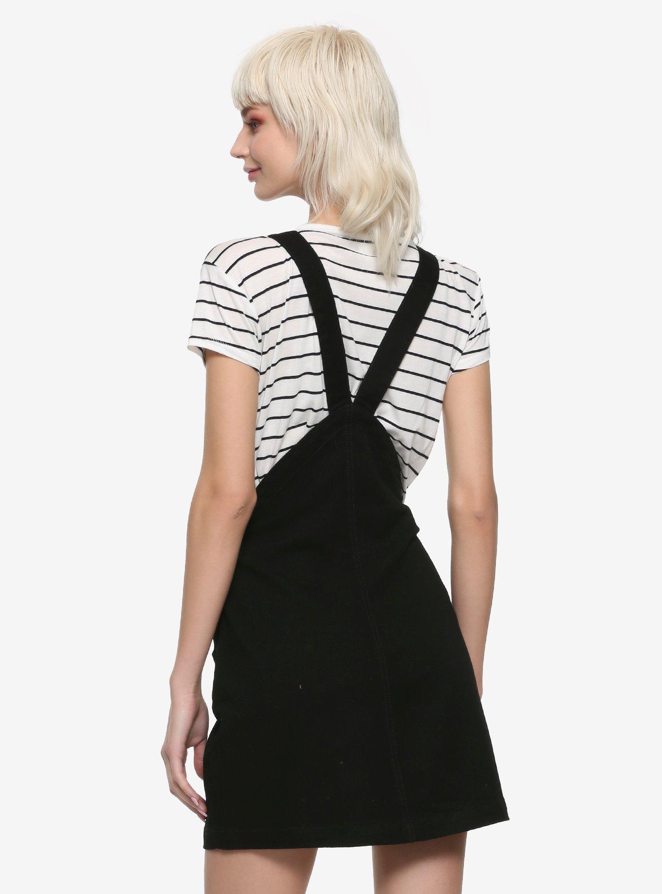 Black Utility Skirtall, , alternate