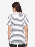Junji Ito Collection Panel Striped Girls T-Shirt, , alternate