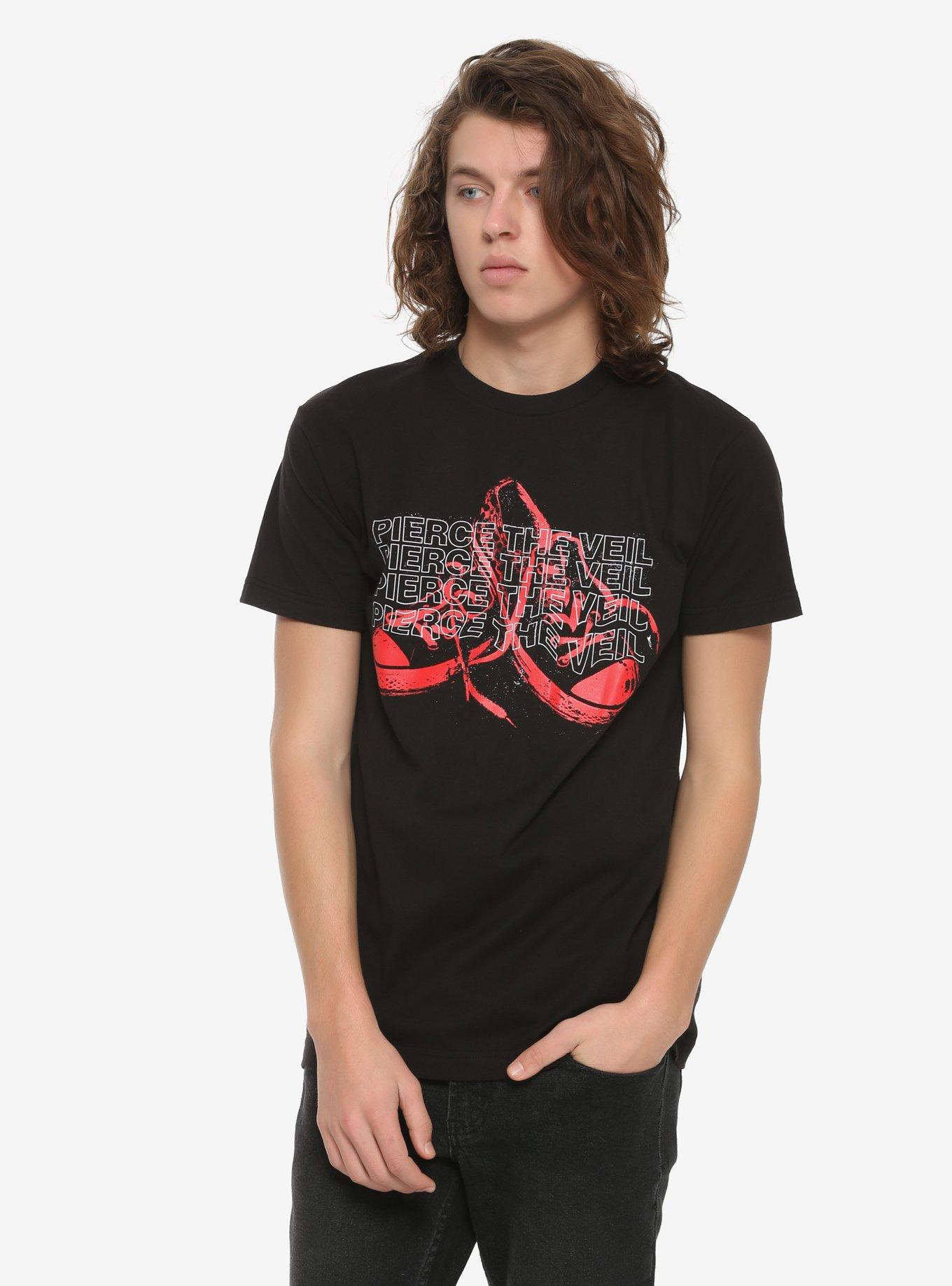 Pierce The Veil Shoes T-Shirt, BLACK, alternate