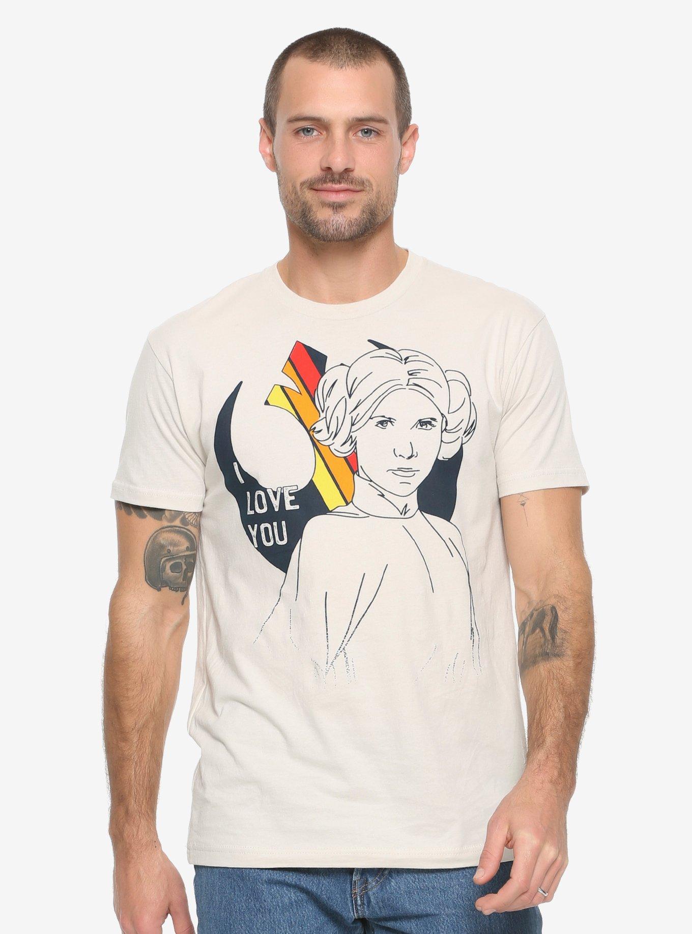 Star Wars Princess Leia Love T-Shirt - BoxLunch Exclusive, , alternate