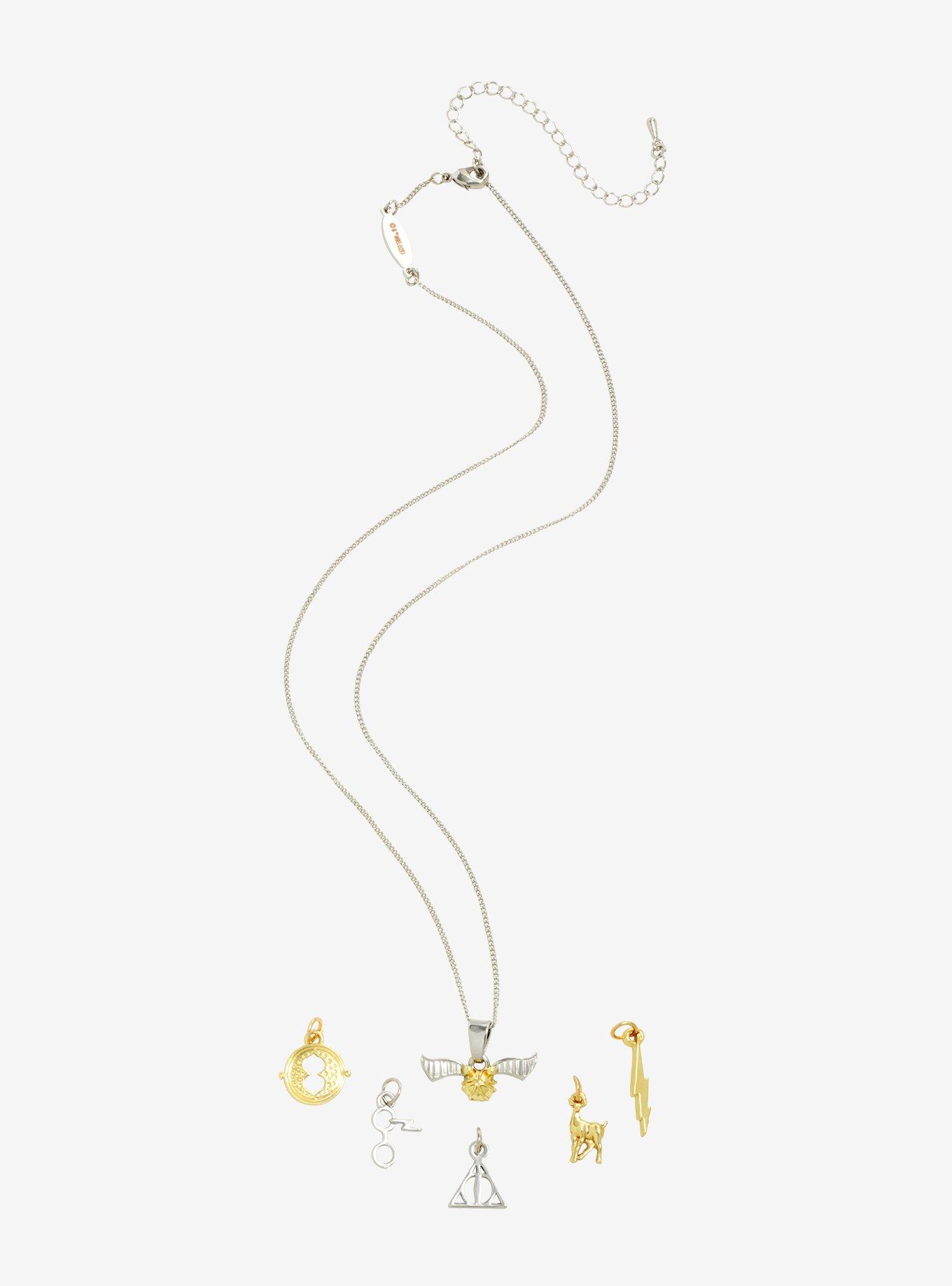 Harry Potter Interchangeable Charm Necklace - BoxLunch Exclusive, , alternate