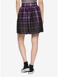Purple Plaid Ombre Skirt, , alternate