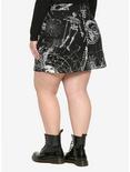 Skull Celestial Skirt Plus Size, , alternate
