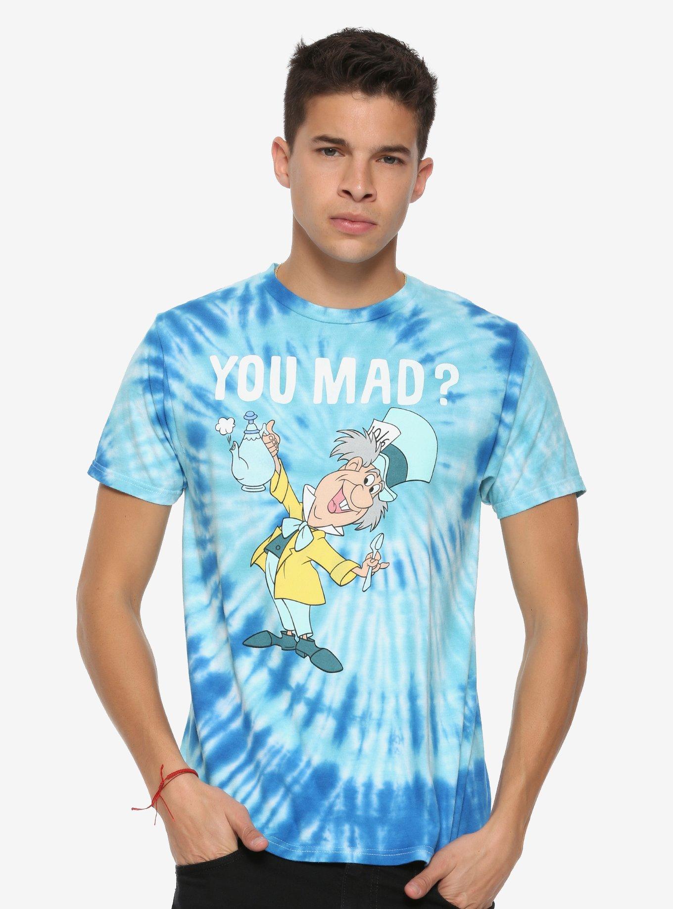 Disney Alice In Wonderland Mad Hatter Tie-Dye T-Shirt, MULTI, alternate
