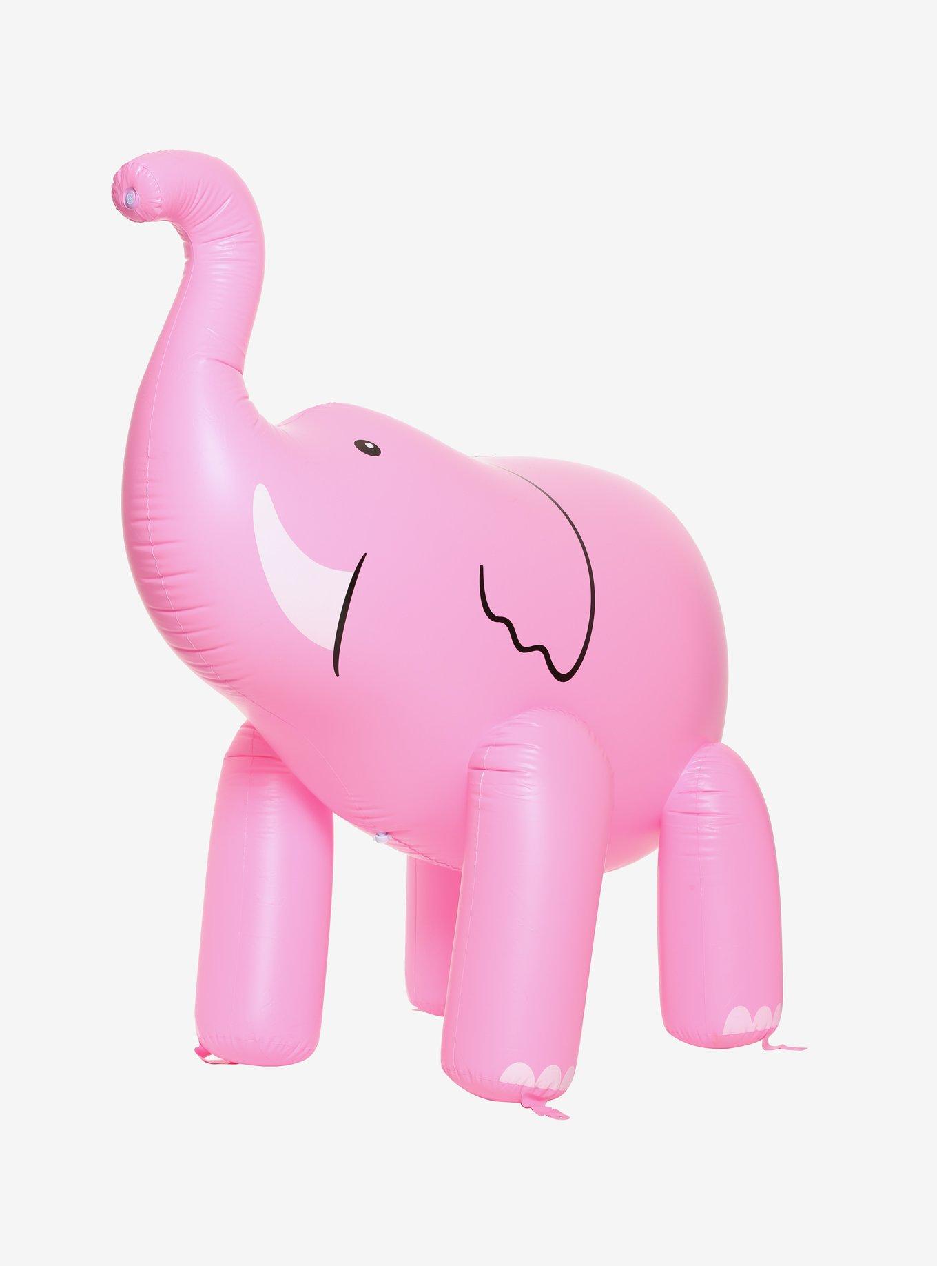 Pink Elephant Inflatable Yard Sprinkler, , alternate
