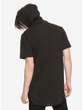 Black Hooded T-Shirt, , alternate