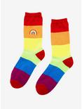 Rainbow Crew Socks, , alternate
