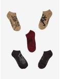 Supernatural Monsters No-Show Socks 5 Pair, , alternate