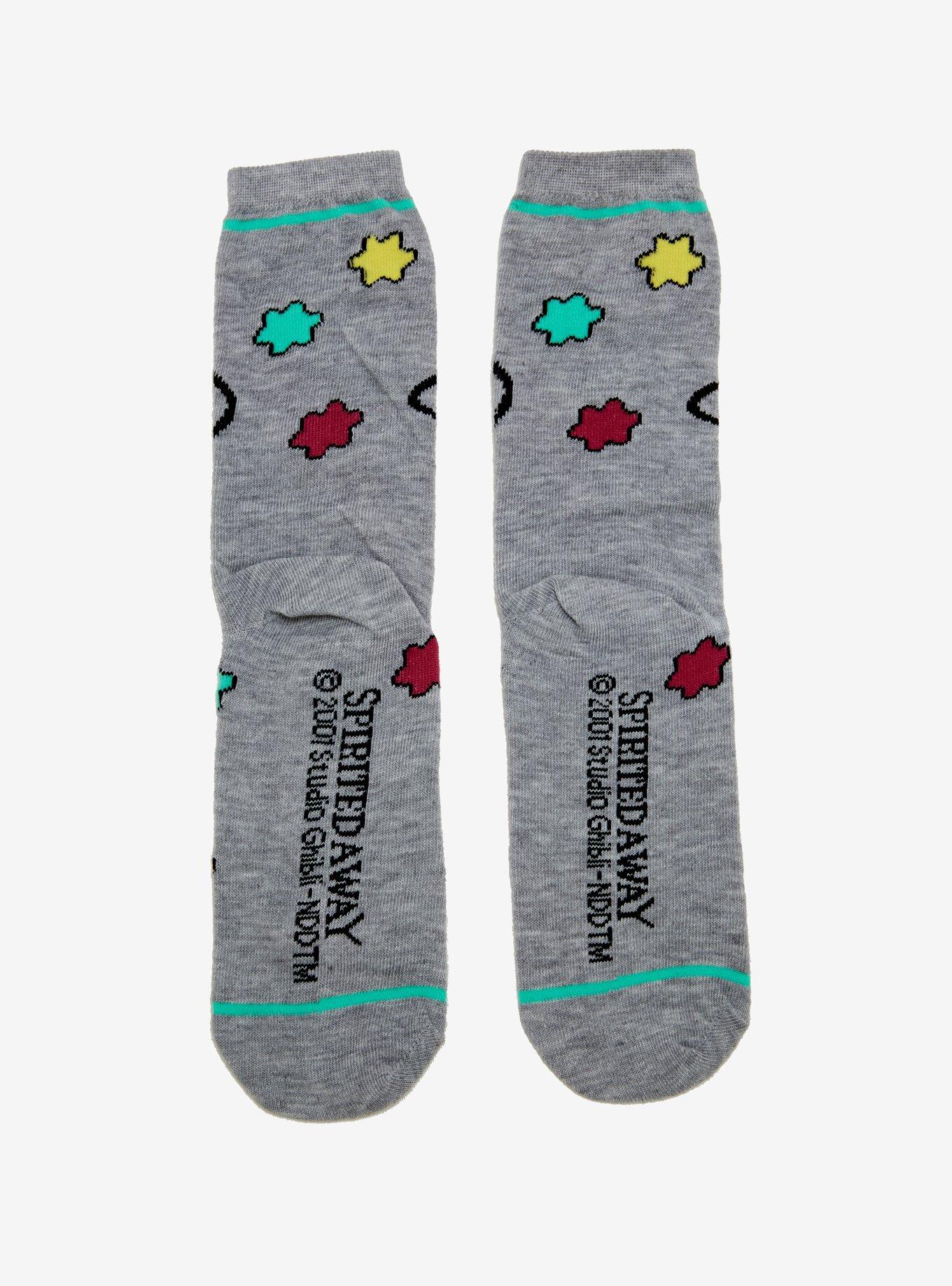 Studio Ghibli Spirited Away Soot Sprite & Konpeito Crew Socks, , alternate