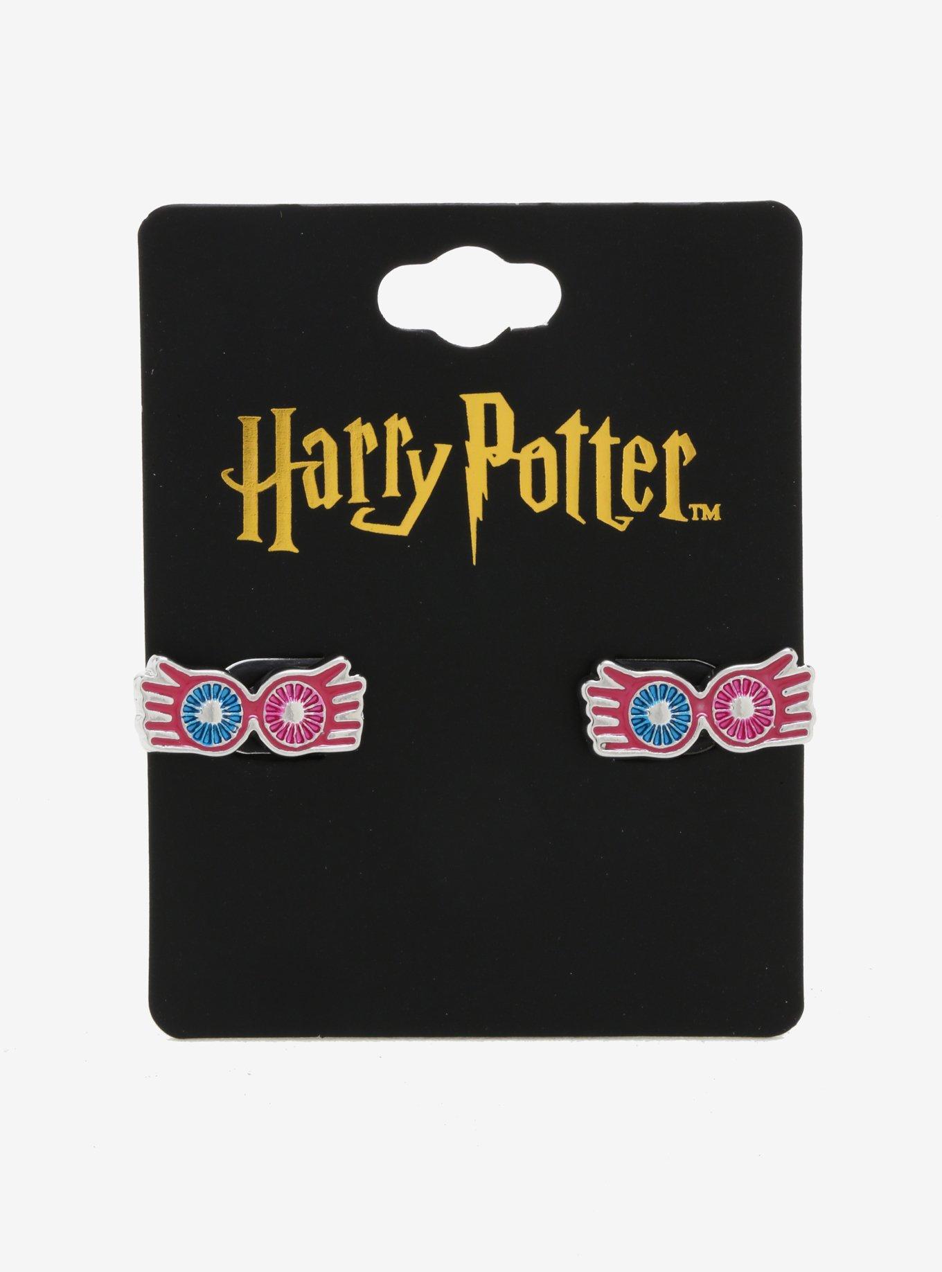 Harry Potter Luna Lovegood Spectrespecs Enamel Earrings, , alternate